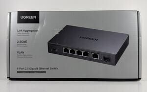 UGreen 6 Port 2.5 Gigabit Ethernet Switch - CM753 - UM106X - Open Box